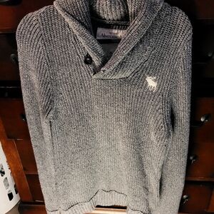 Abercrombie & Fitch Gray Turtleneck Sweater for Men